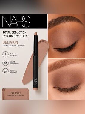 NARS Total Seduction Eyeshadow Stick Oblivion Matte NIB Authentic
